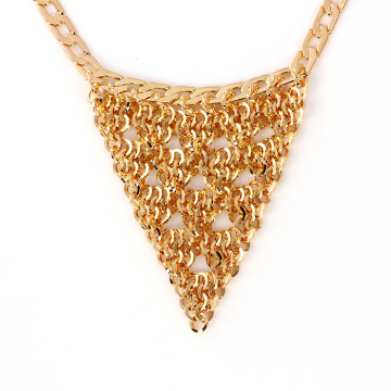 41238 xuping hot sale gold plated indian jewelry fashion 18k delicate elegant gold plated jewelry necklace